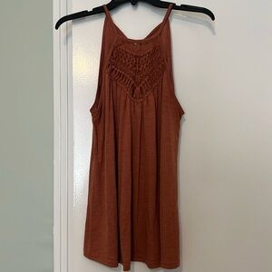 Tank Style Top ties in the back size medium